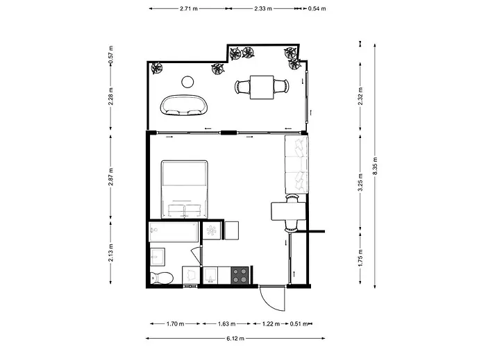 Appartamento Honeymoon Corner Suite, Sun-all-day Terrace On The Of *
